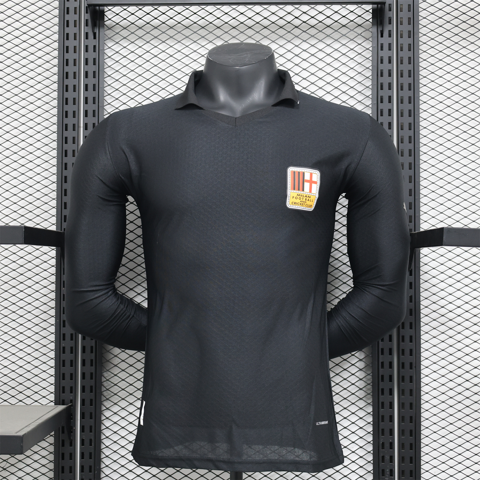 AC Milan 24-25 125th Anniversary Long Sleeves Black GK Jersey - Player Version - ManixJersey