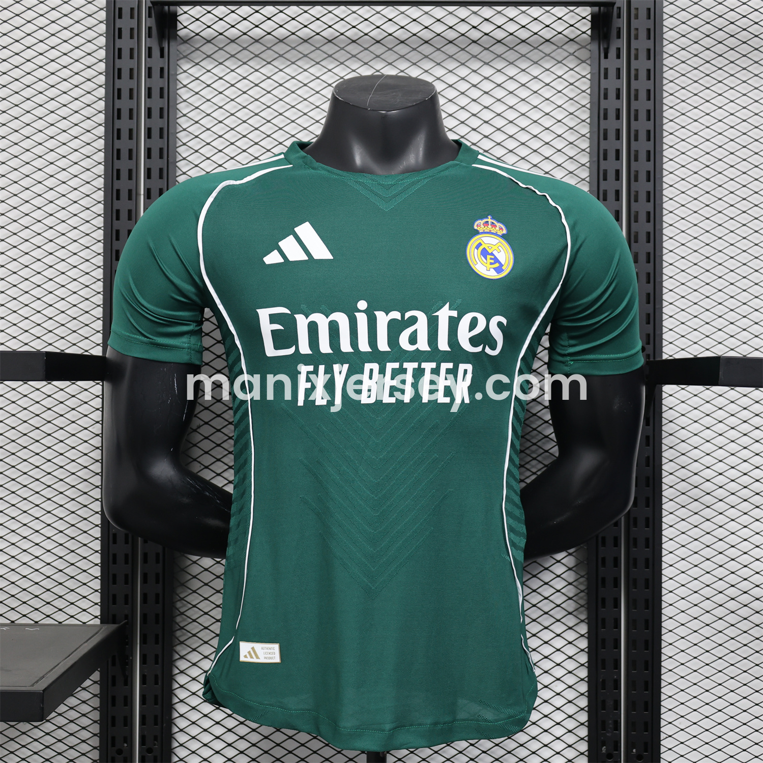 Real Madrid 25-26 Green Teamgeist Collar Special Edition Jersey - Player Version - ManixJersey