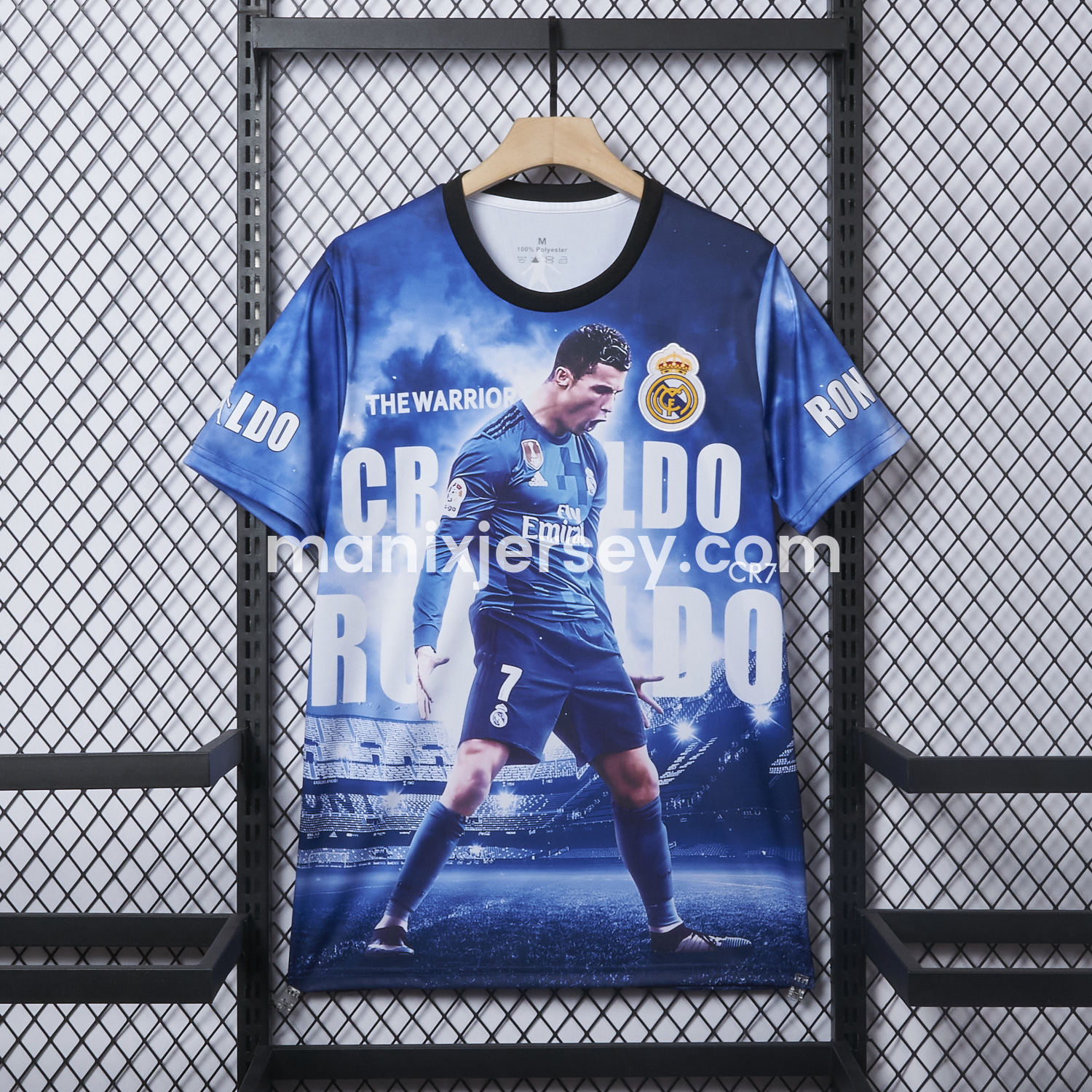 Cristiano Ronaldo Real Madrid 2017-18 Away Career Commemorative Jersey - Fans Version - ManixJersey