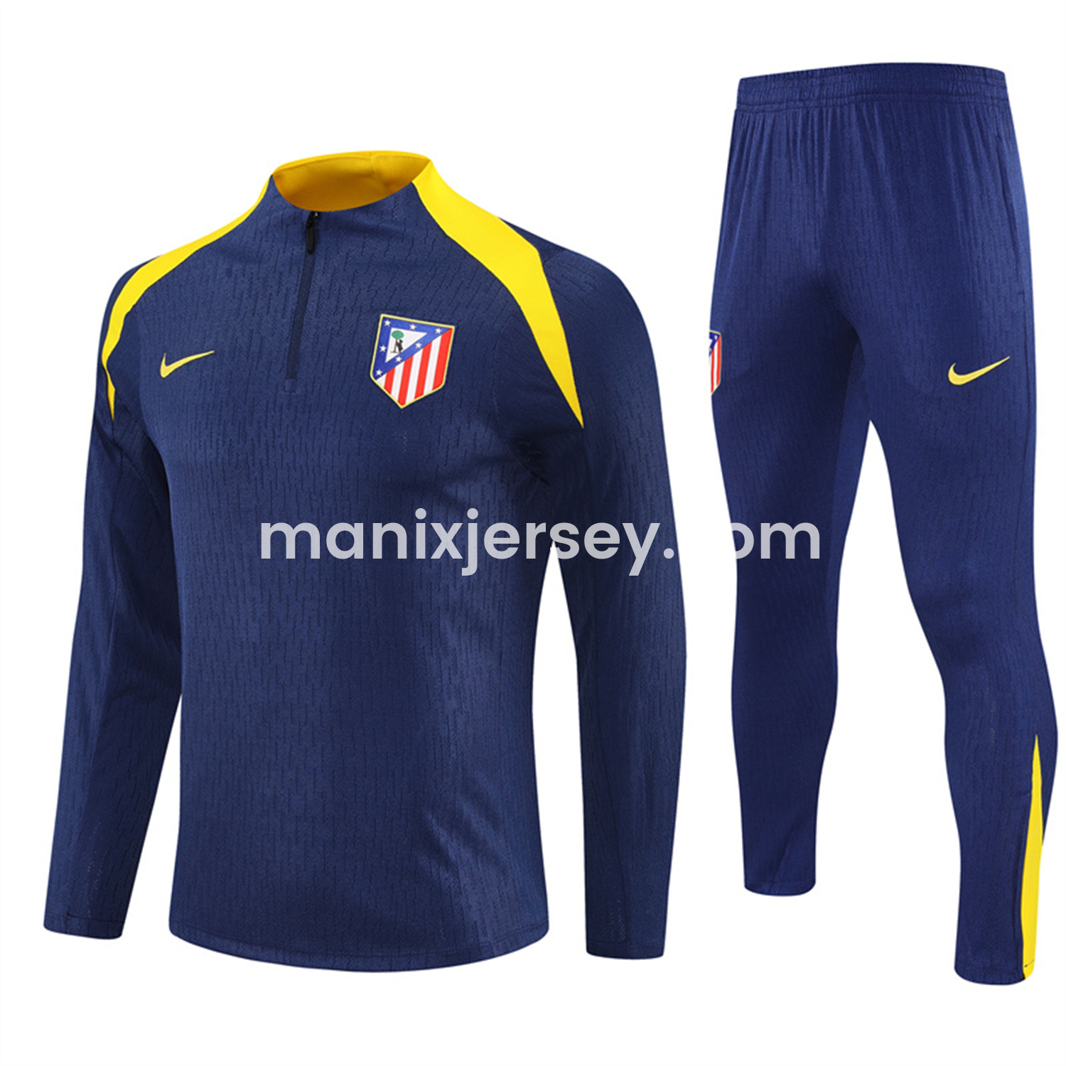 Atletico Madrid 25-26 Long Sleeves Training Set - Royal Blue Top & Royal Blue Pants - ManixJersey