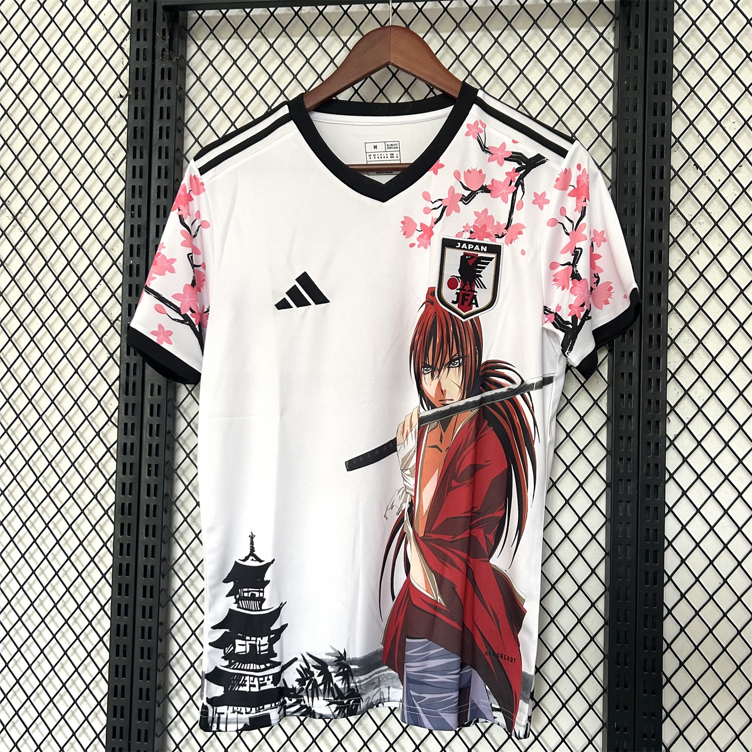 Japan 25-26 Rurouni Kenshin Himura Kenshin White Special Jersey - Fans Version - ManixJersey