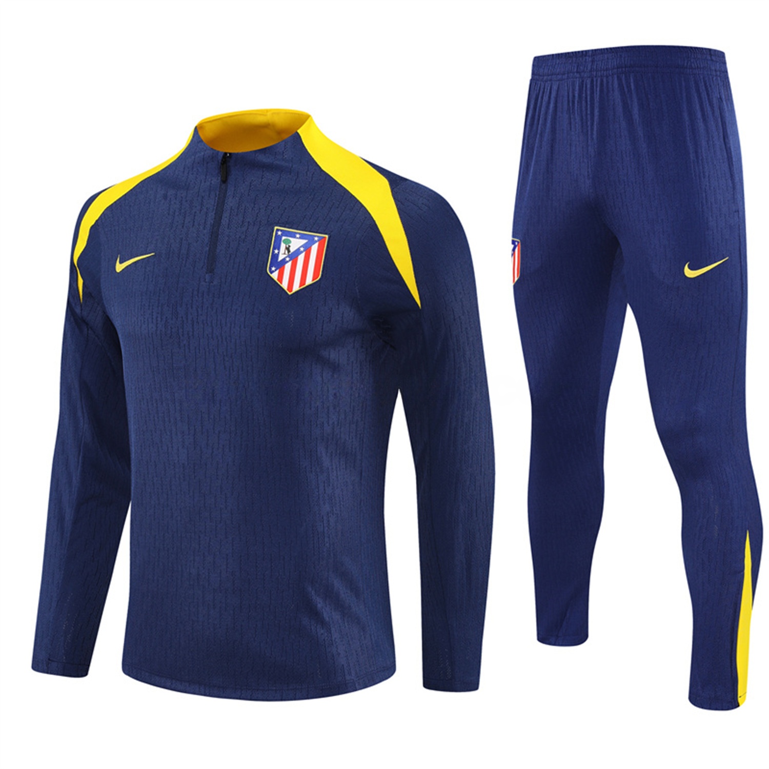 Atletico Madrid 25-26 Long Sleeves Training Set - Royal Blue Top & Royal Blue Pants - ManixJersey