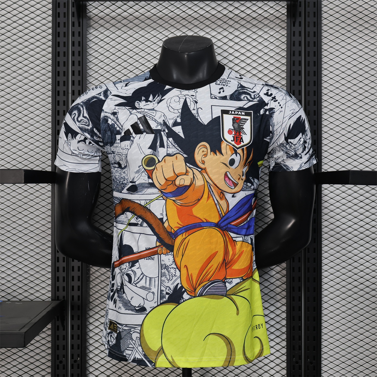 Japan 25-26 Little Son Goku Yellow Cloud White Special Edition Jersey - Player Version - ManixJersey