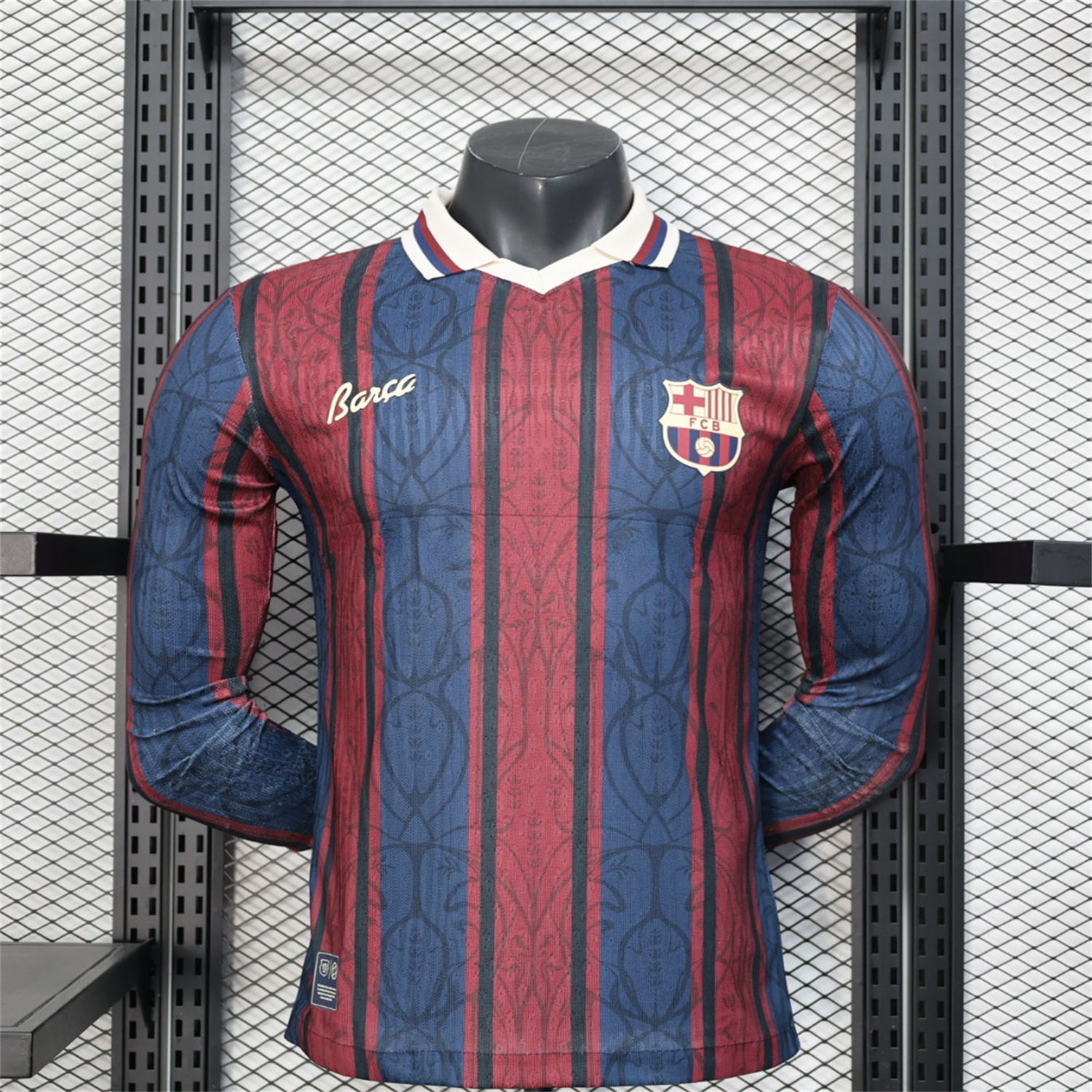 B.A.R.S.A 25-26 125th Anniversary Throwback Long Sleeves Jersey - Player Version - ManixJersey